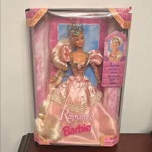 Rapunzel Barbie Doll - Pink and Gold